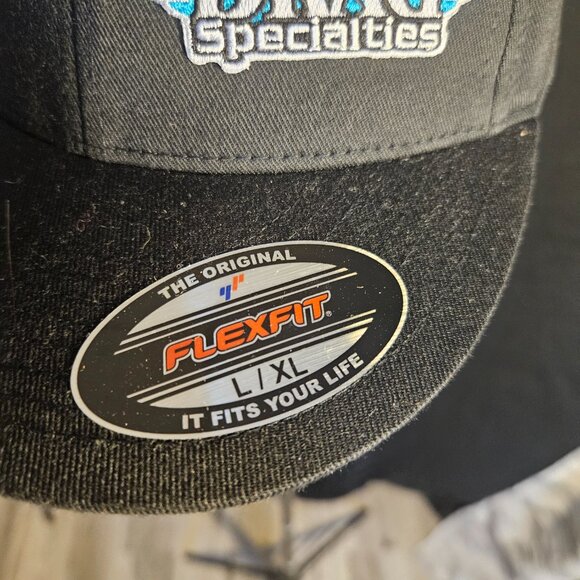 Throttle Threads Drag Specialites Flat Bill Cap Size L-XL - Picture 2 of 6